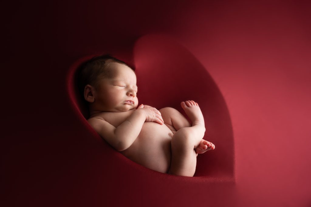 Stunning Newborn Photographs in the Dunmow and Bishop’s Stortford area - heart