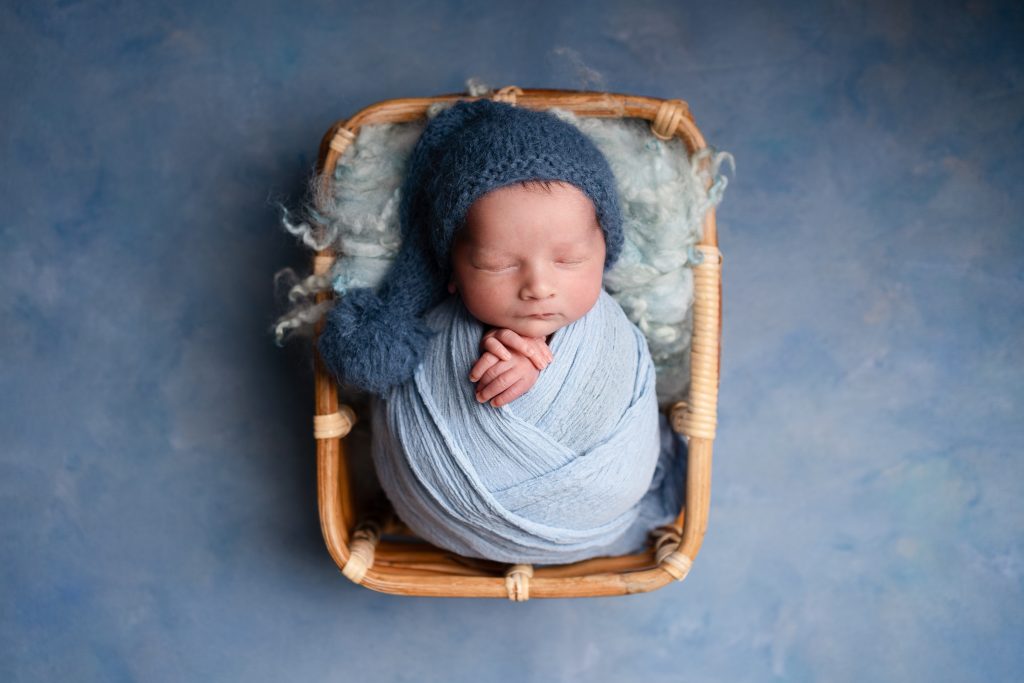 Stunning Newborn Photographs in the Dunmow and Bishop’s Stortford area - basket